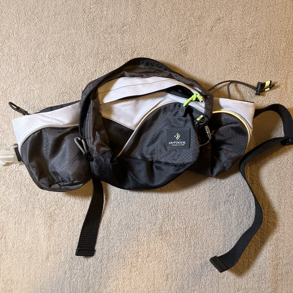 Outdoor Products Fanny Pack Waist Bag Double Water‎ Bottle CD Player Pouch Hike